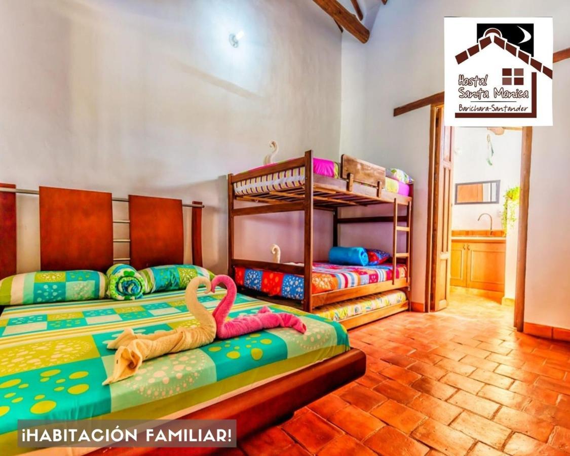 Hostal Santa Monica Barichara Esterno foto