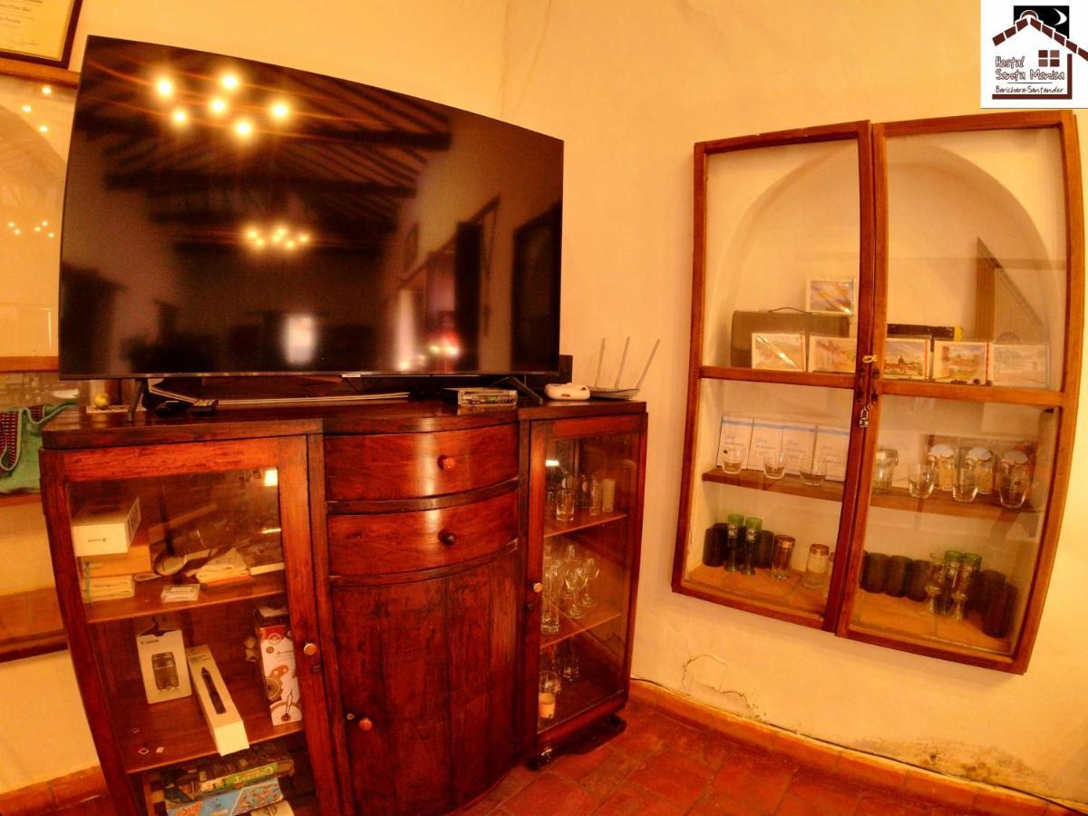 Hostal Santa Monica Barichara Esterno foto