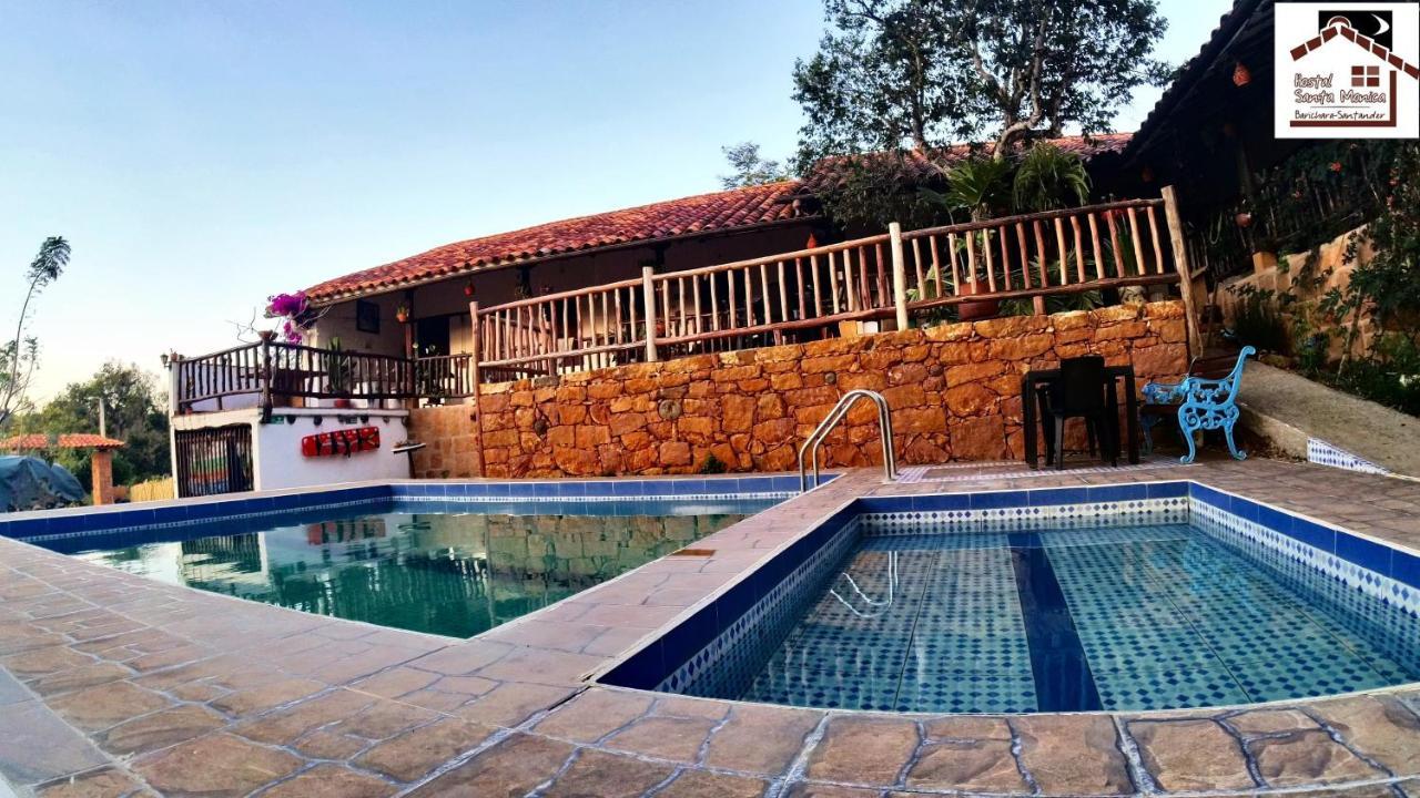 Hostal Santa Monica Barichara Esterno foto